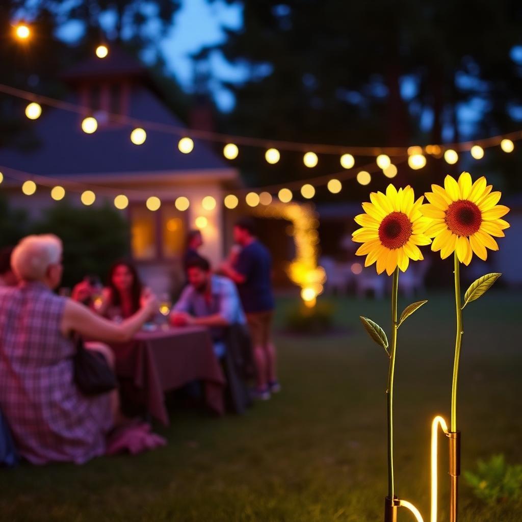 Dinner party upgrade ✅ #SunKissedGardens