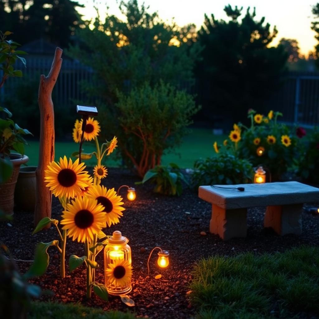 For dad. Three little suns every night 💛